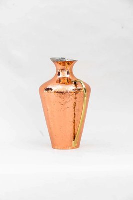 Copper and Brass Hammered Jug, 1950s-SPD-1366633