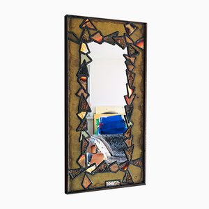 Copper and Brass Mirror, 1960s-RQV-828604