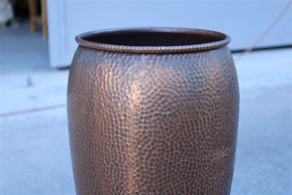 Copper and Forged Iron Umbrella Stand, 1950s-EH-699748