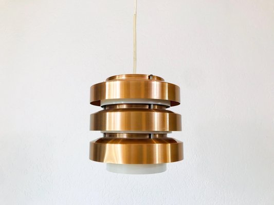 Copper and Metal Pendant Lamp from GDR, 1960s-PUK-617871