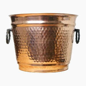 Copper Cache Pot from L. Lecellier Villedieu, France, 1980s-UMB-1395592