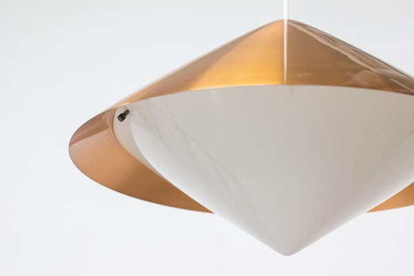 Copper Ceiling Lamp by Svea Winkler for Orno, 1960s-KO-635281