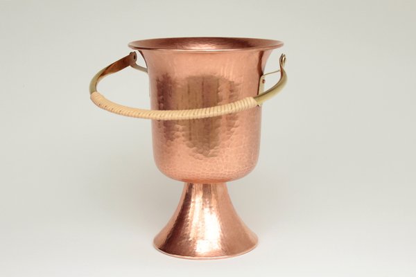 Copper Champagne Cooler from Eugen Zint, 1960s-DUM-2027121