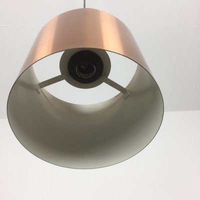 Copper Club Hanging Light by Jo Hammerborg for Fog & Mørup, Denmark, 1963, Set of 2-QZ-1153034