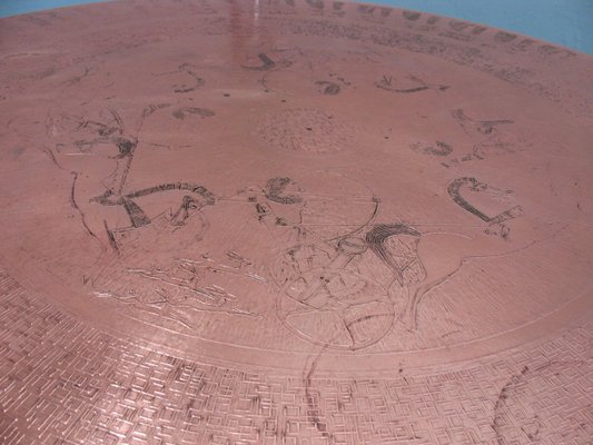 Copper Coffee Table, 1970s-WVA-623602