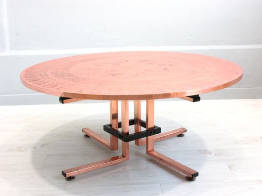 Copper Coffee Table, 1970s-WVA-623602