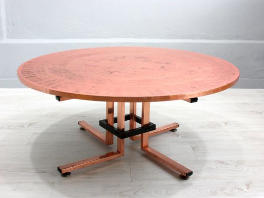 Copper Coffee Table, 1970s-WVA-623602