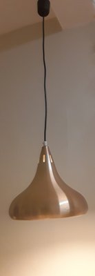 Copper-Colored Anodized Aluminum Ceiling Lamp, 1970s-HOI-1819325