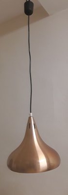 Copper-Colored Anodized Aluminum Ceiling Lamp, 1970s-HOI-1819325