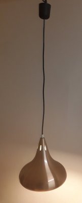 Copper-Colored Anodized Aluminum Ceiling Lamp, 1970s-HOI-1819325