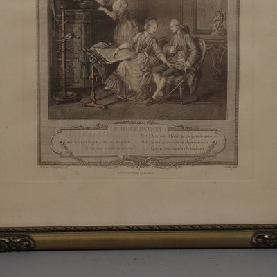 Copper Engravings, 1800, Framed, Set of 8-VAP-1178076