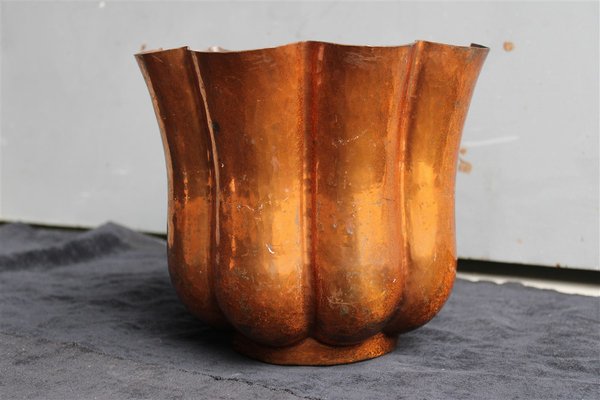 Copper Jar by Nino Ferrari for Gio Ponti, 1930-EH-1135313