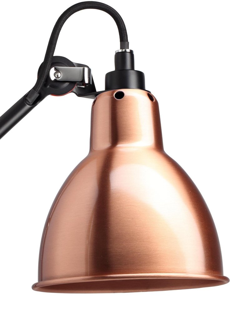 Copper Lampe Gras N° 304 Wall Lamp by Bernard-Albin Gras