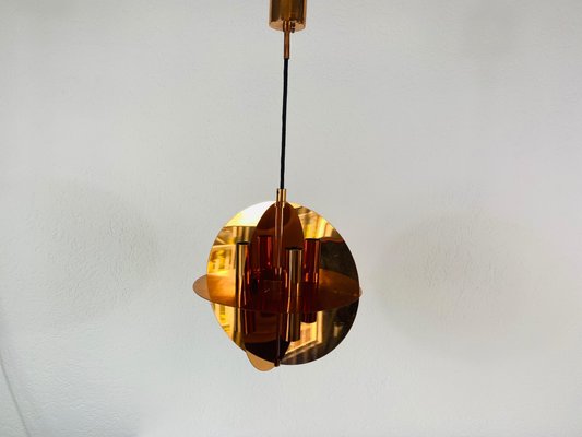 Copper Pendant Lamp from Cosack, 1970s-PUK-783144