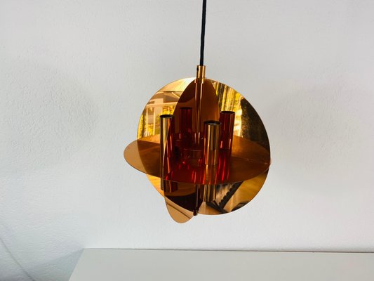 Copper Pendant Lamp from Cosack, 1970s-PUK-783144