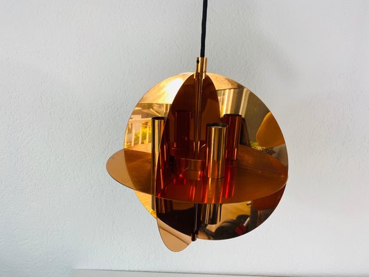 Copper Pendant Lamp from Cosack, 1970s-PUK-783144