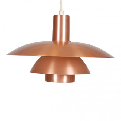 Copper Ph-4½/4 Pendant Light by Poul Henningsen for Louis Poulsen-MTD-1400871