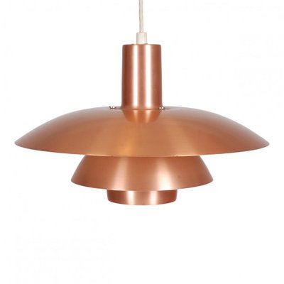 Copper Ph-4½/4 Pendant Light by Poul Henningsen for Louis Poulsen-MTD-1400871