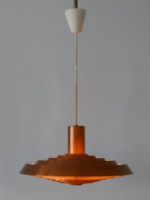 Copper Plate Pendant Lamp by Poul Henningsen for Louis Poulsen, Denmark, 1958-WPT-2016330