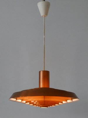 Copper Plate Pendant Lamp by Poul Henningsen for Louis Poulsen, Denmark, 1958-WPT-2016330