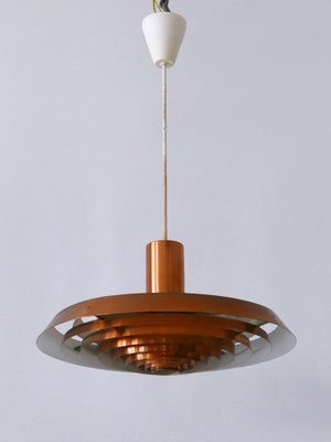 Copper Plate Pendant Lamp by Poul Henningsen for Louis Poulsen, Denmark, 1958-WPT-2016330