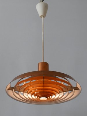 Copper Plate Pendant Lamp by Poul Henningsen for Louis Poulsen, Denmark, 1958-WPT-2016330