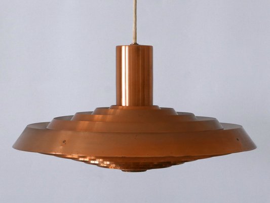 Copper Plate Pendant Lamp by Poul Henningsen for Louis Poulsen, Denmark, 1958-WPT-2016330