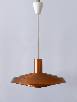 Copper Plate Pendant Lamp by Poul Henningsen for Louis Poulsen, Denmark, 1958-WPT-2016330