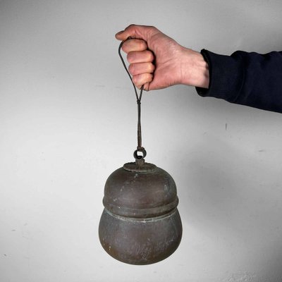 Copper Shrine Suzu Shinto Temple Bell, Japan, 1930s-DWL-1769013