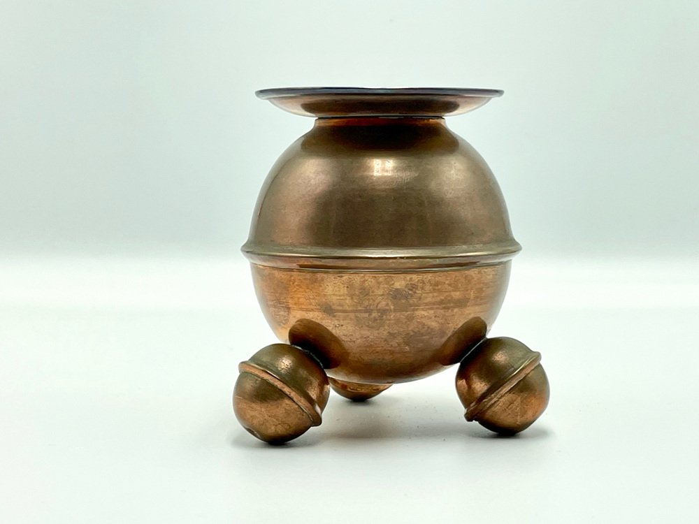 Copper Sphere Candleholder from Gusum Bruk, 1920s