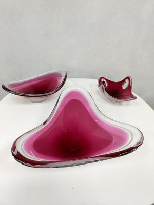 Coquille Sculptural Glass Bowl or Object by Paul Kedelv for Flygsfors, 1960s-BW-1453237