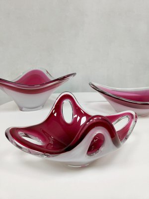 Coquille Sculptural Glass Bowl or Object by Paul Kedelv for Flygsfors, 1960s-BW-1453237