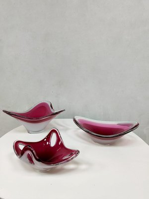 Coquille Sculptural Glass Bowl or Object by Paul Kedelv for Flygsfors, 1960s-BW-1453237