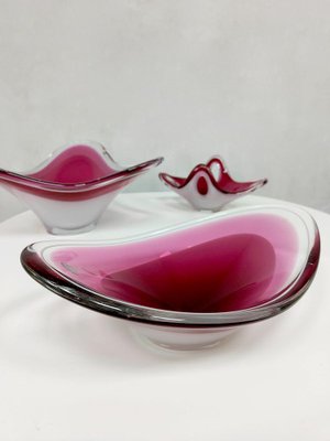 Coquille Sculptural Glass Bowl or Object by Paul Kedelv for Flygsfors, 1960s-BW-1453237