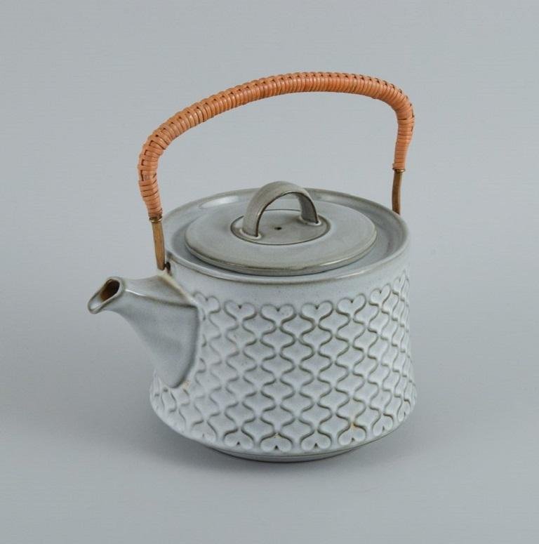 Cordial Tea Service by Jens H. Quistgaard for Bing & Grøndahl / Nissen Kronjyden, 1960s, Set of 3