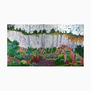 Corine Lescop, Jardin d'Eden, 2020, Oil & Mixed Media on Canvas-CHG-918368