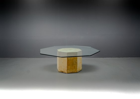 Cork and Glass Coffee Table, Germany, 1970s-VLO-1594219