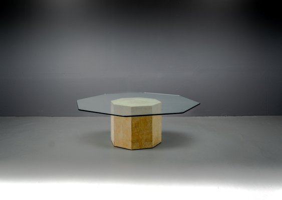 Cork and Glass Coffee Table, Germany, 1970s-VLO-1594219