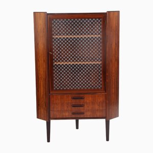 Corner Cabinet in Rosewood and Matt Glass by Gunnar Falsig-DQ-2020337