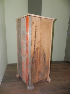 Corner Cupboard in Distressed Lacquer-CDG-956155