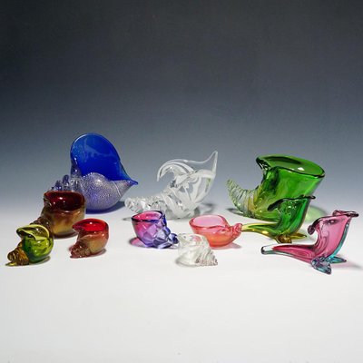 Cornucopia in Murano Art Glass from Seguso, 1950s, Set of 11-KJP-1292526