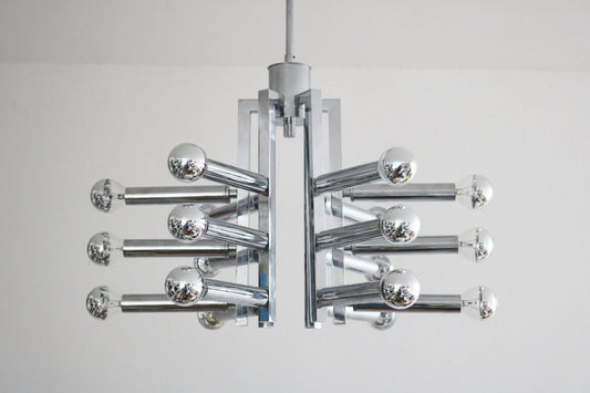 Cosack Chrome Sputnik Orbit Chandelier, 1970s