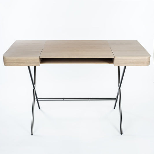 Cosimo Desk with Natural Oak Veneer Top by Marco Zanuso Jr. for Adentro