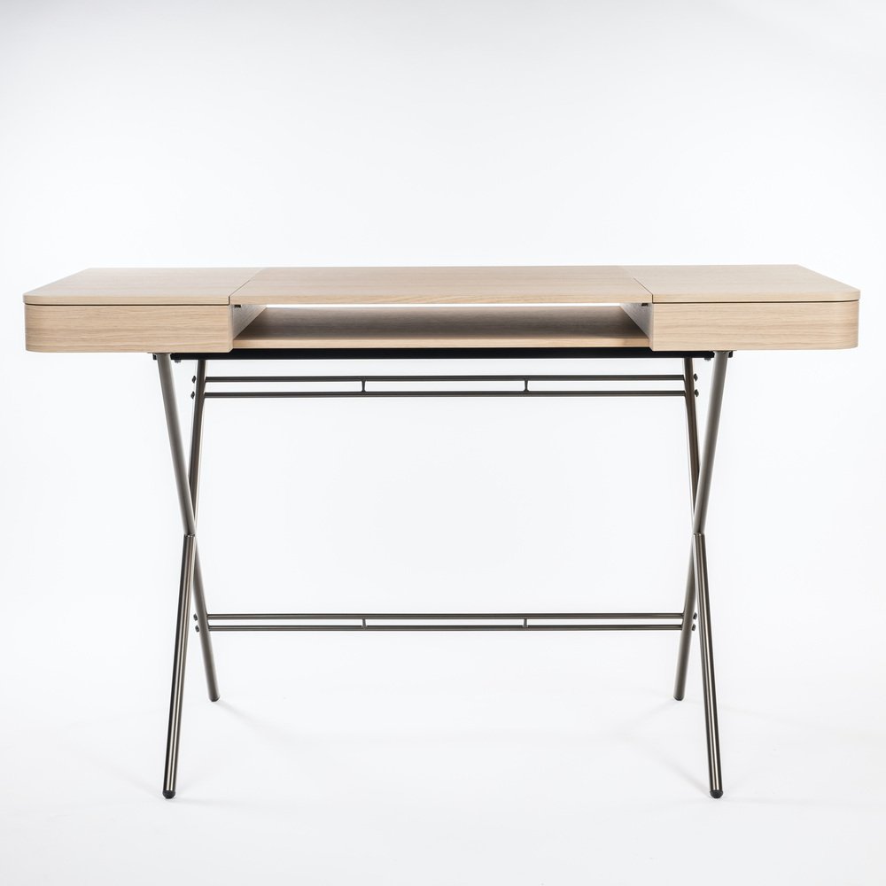 Cosimo Desk with Natural Oak Veneer Top by Marco Zanuso Jr. for Adentro