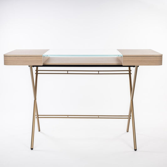 Cosimo Desk with Natural Oak Veneer Top by Marco Zanuso Jr. for Adentro, 2023