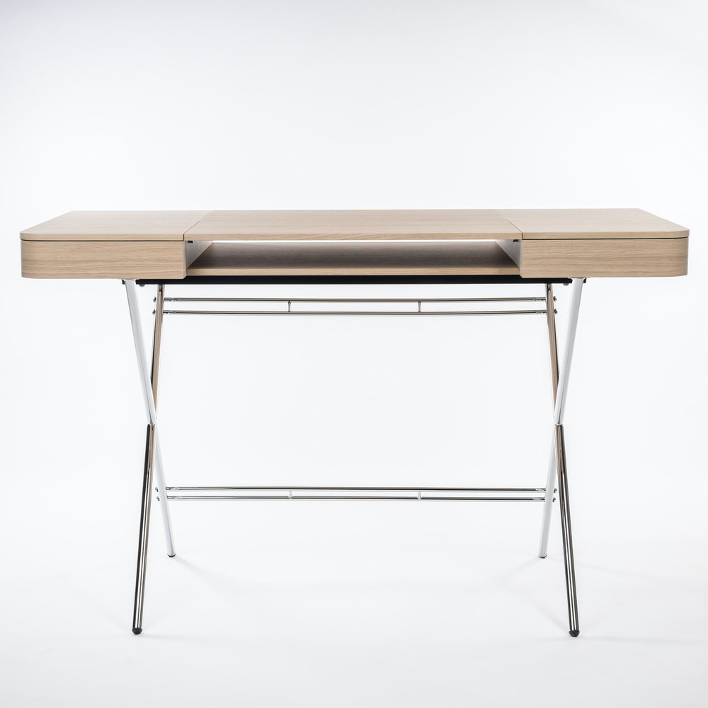 Cosimo Desk with Natural Oak Veneer Top by Marco Zanuso Jr. for Adentro, 2023