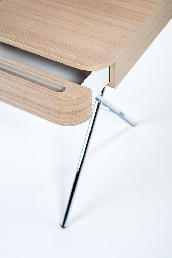 Cosimo Desk with Natural Oak Veneer Top by Marco Zanuso Jr. for Adentro, 2023