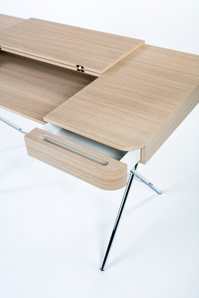 Cosimo Desk with Natural Oak Veneer Top by Marco Zanuso Jr. for Adentro, 2023