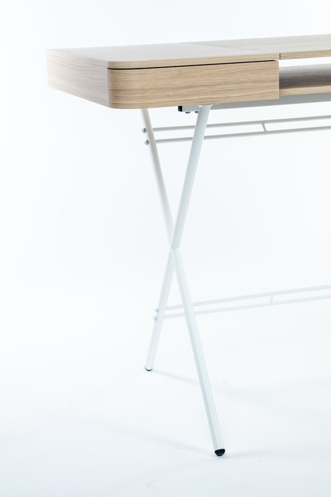 Cosimo Desk with Natural Oak Veneer Top by Marco Zanuso Jr for Adentro, 2023