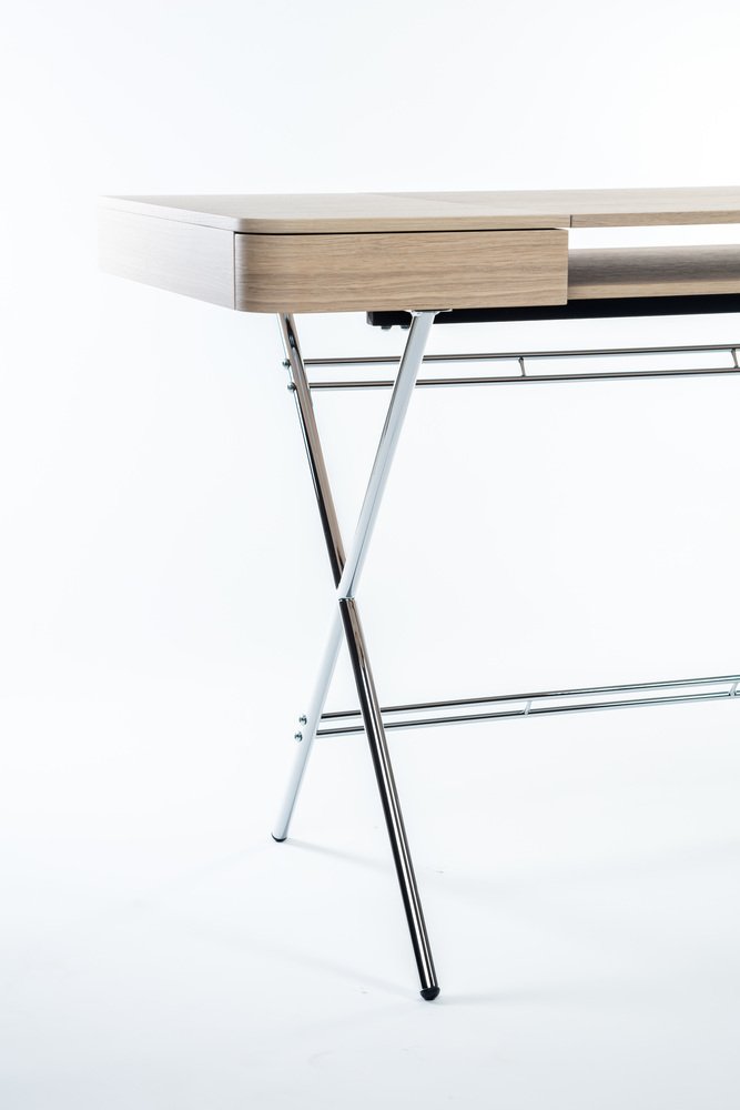 Cosimo Desk with Natural Oak Veneer Top by Marco Zanuso Jr. for Adentro, 2023